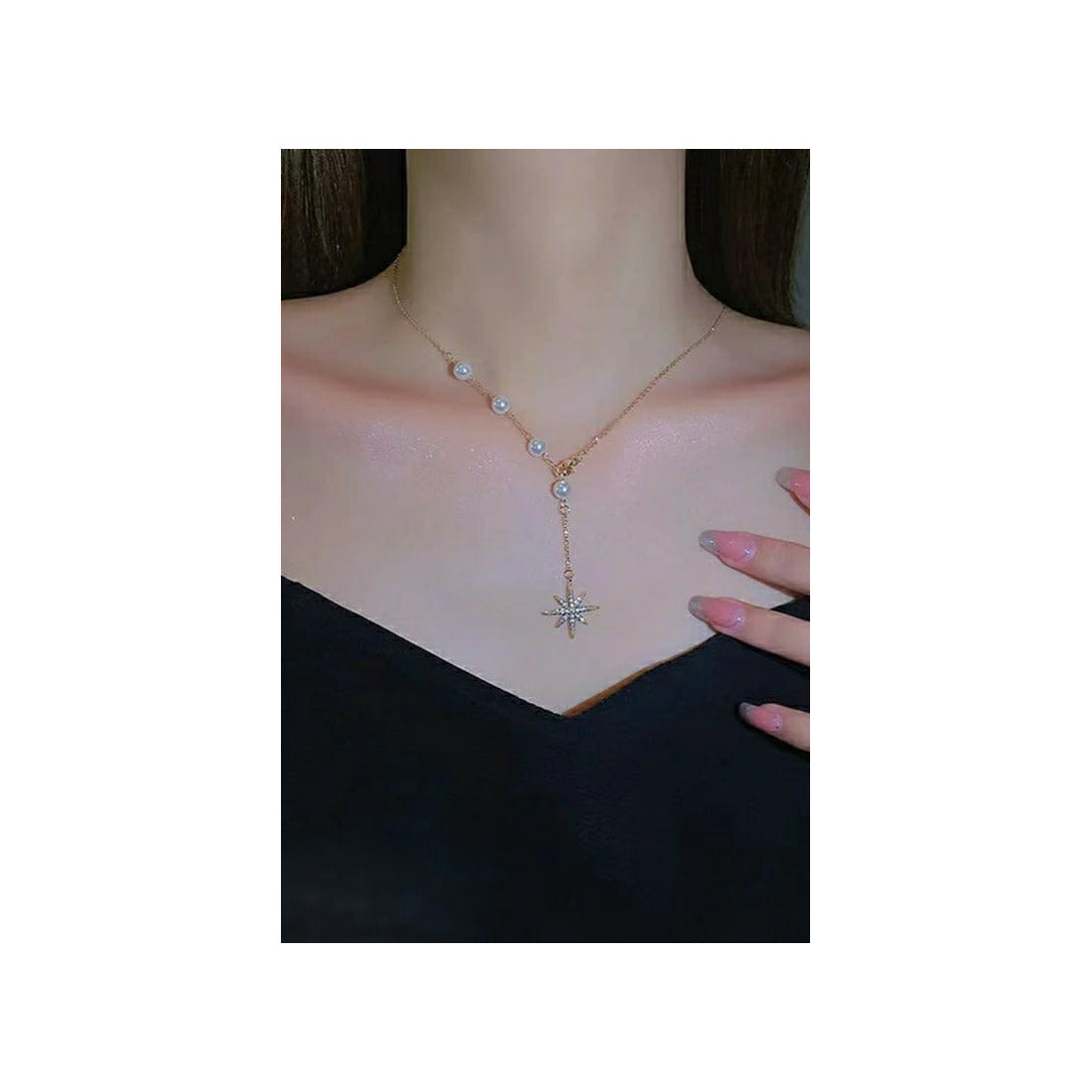 Handmade pearl necklace