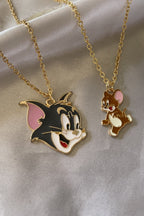 Tom & Jerry neck chain pair