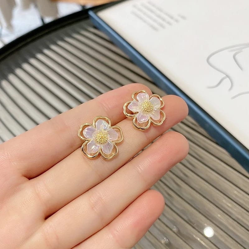Flower Ear studs for women
