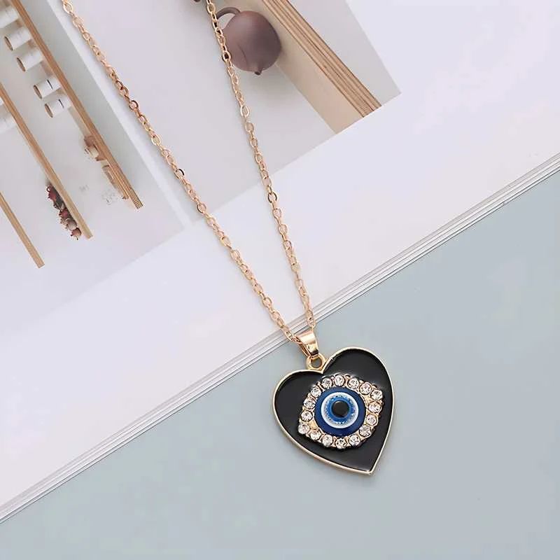 Black Evil eye neck chains