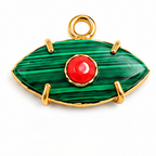 GEMSTONE 20X10MM MARQUISE PRONG PENDANT