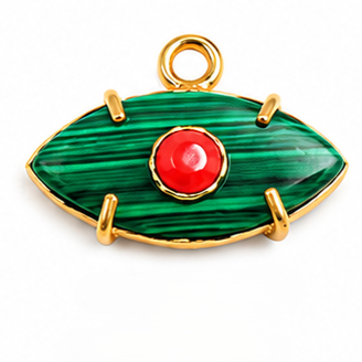 GEMSTONE 20X10MM MARQUISE PRONG PENDANT