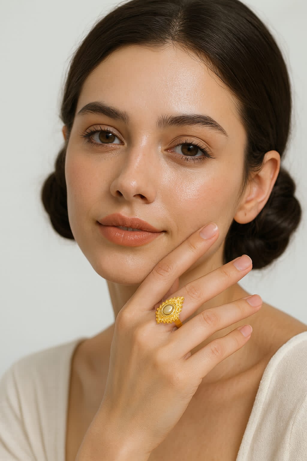 Stainless steel statement rings for women