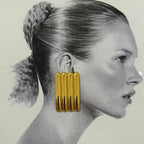 Stainless steel jewellery with 18 k gold plating Fully anti tarnish earrings