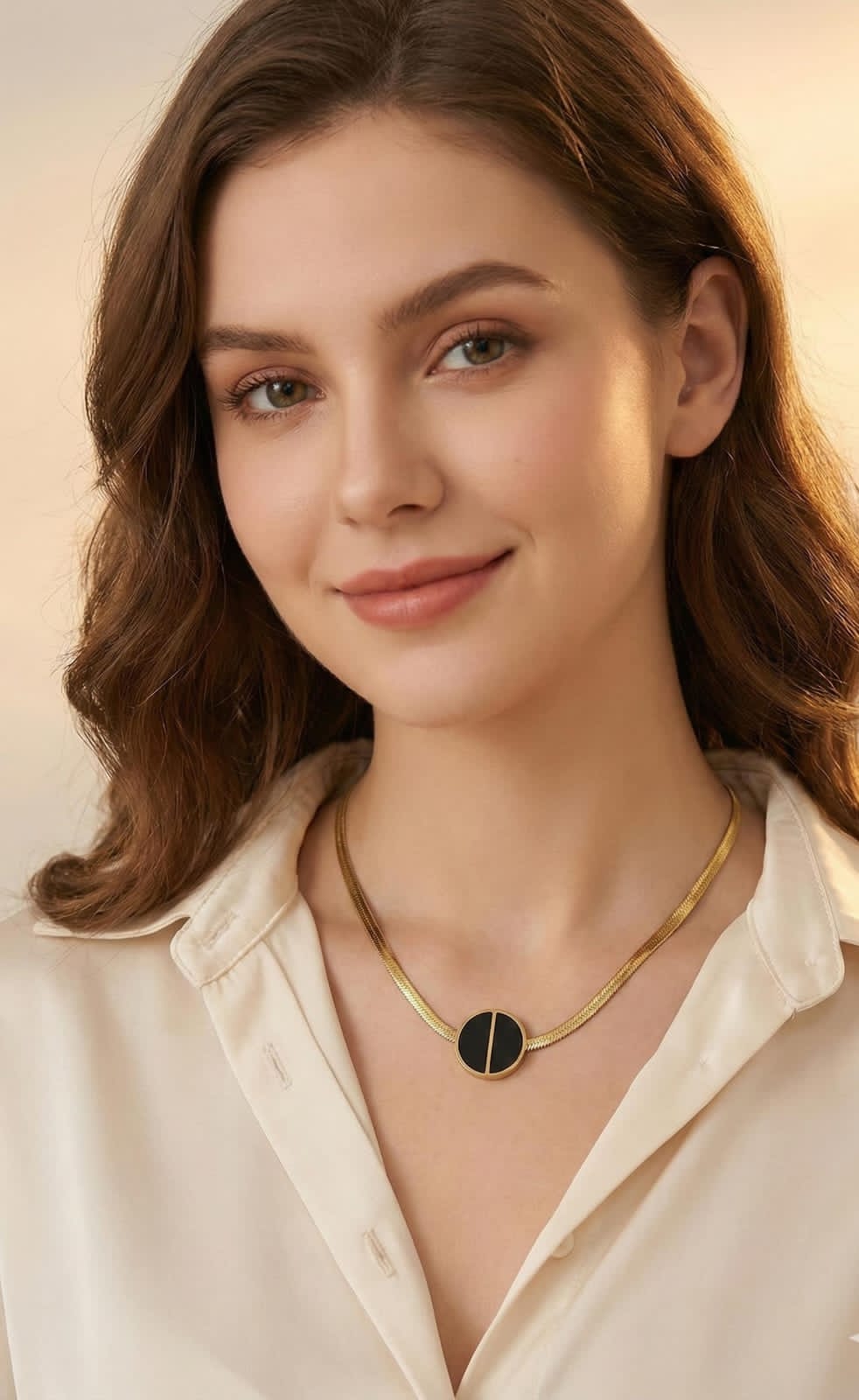 Stainless steel material luxury style Necklace
