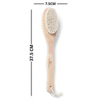 Body Bath Brush | 2 In 1 with Free Loofah | Exfoliating Wet & Dry Bath Body Brush with Handle