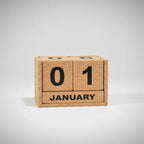 Perpetual Cork Desk Calendar | The Bamboo Bae