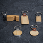 Sustainable Bamboo Keychains | Personalized Eco-Friendly Accessories