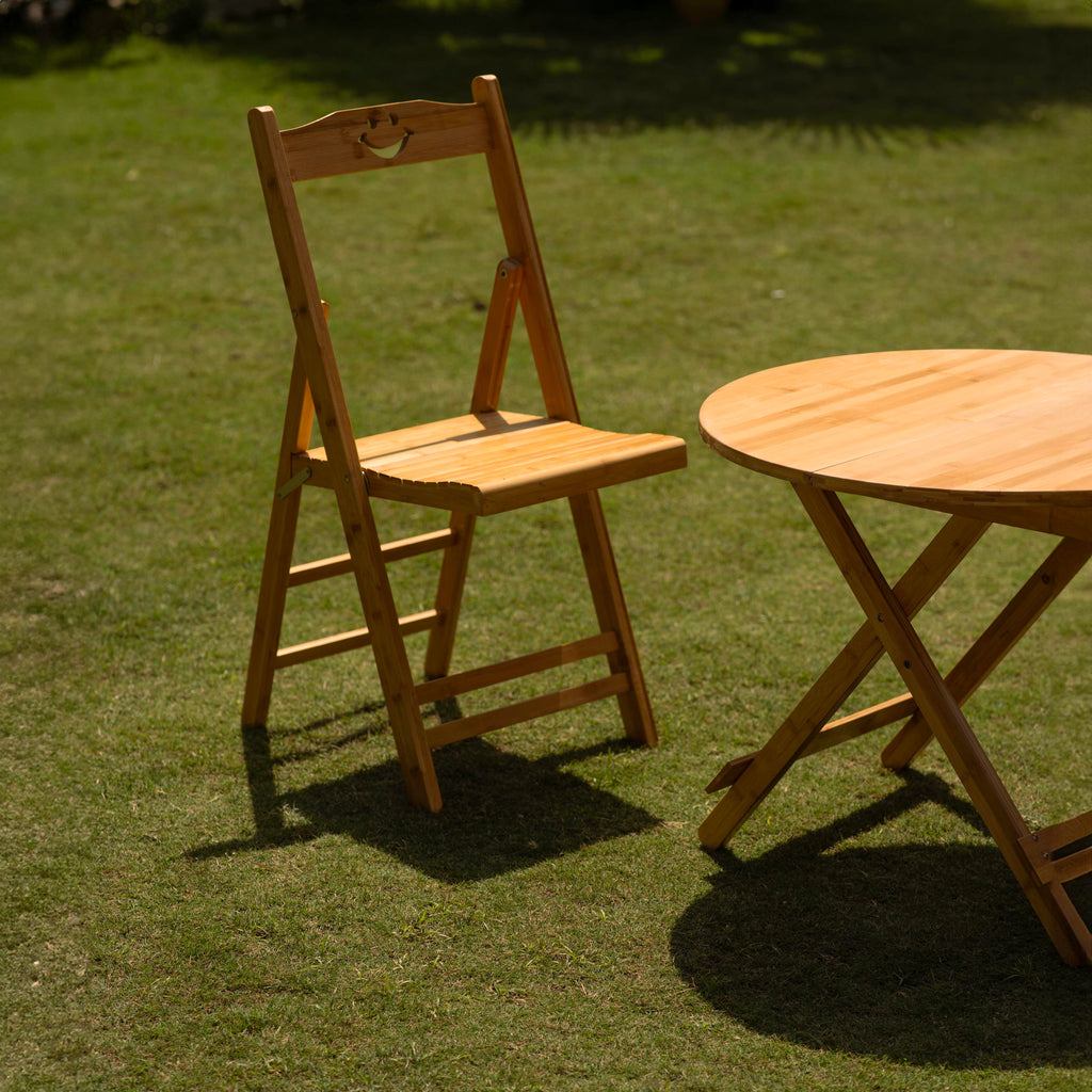 Bamboo Folding Chair for Kids & Teenagers