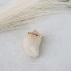 Rose Quartz Dine Ring