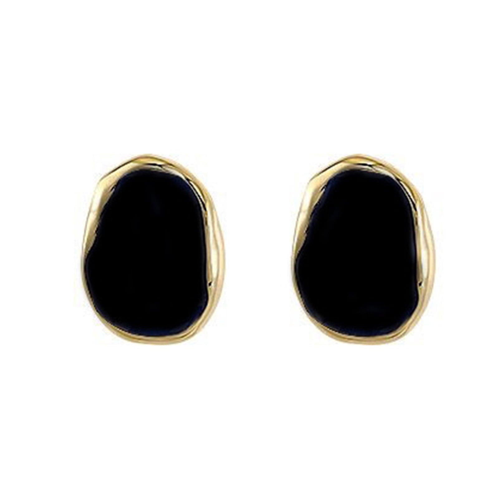 Black Enamel beautiful studs