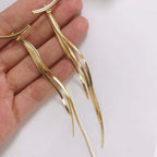 Long tassel party wear Korean Earrings