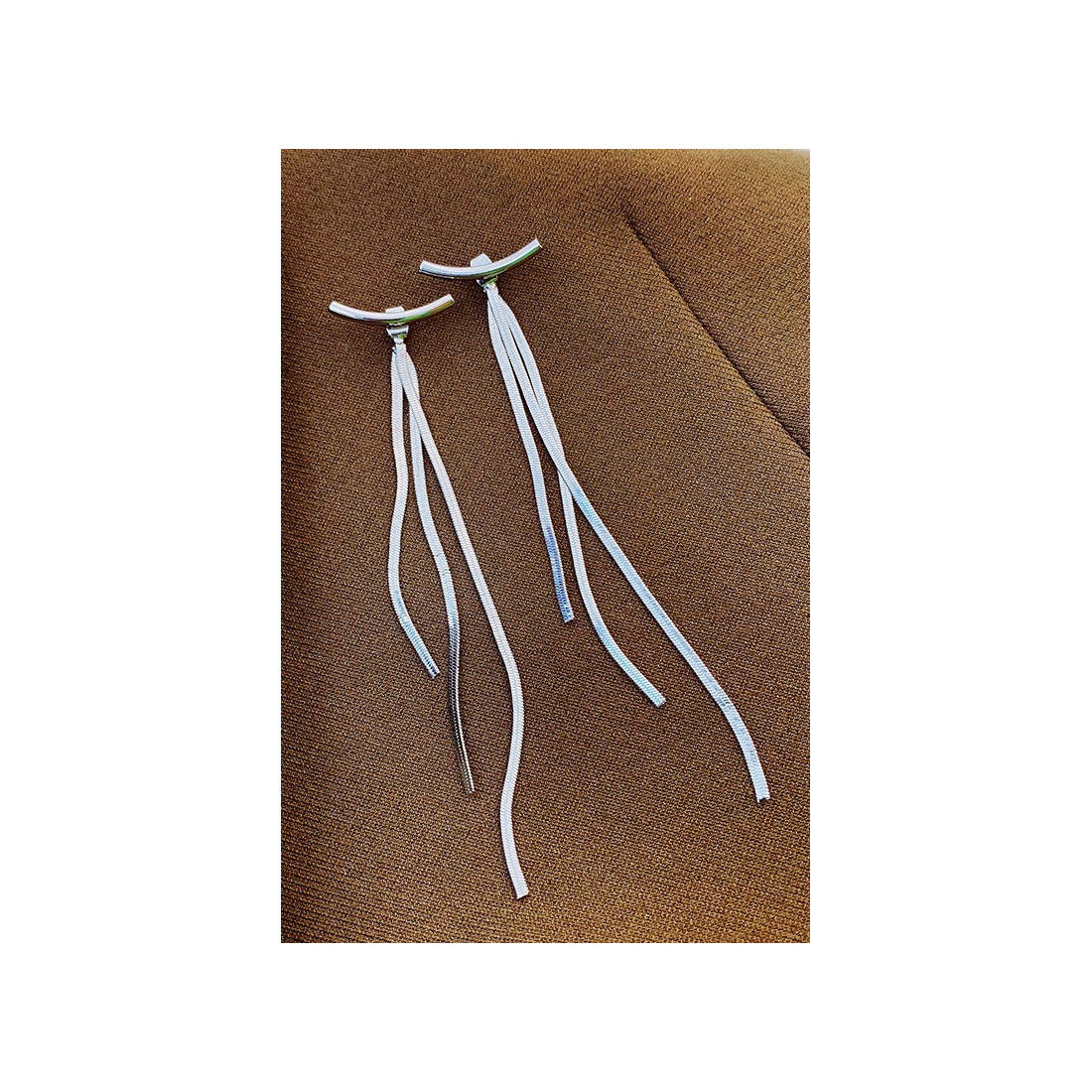 Long tassel party wear Korean Earrings
