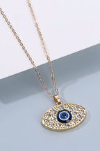 Evil eye neck chain