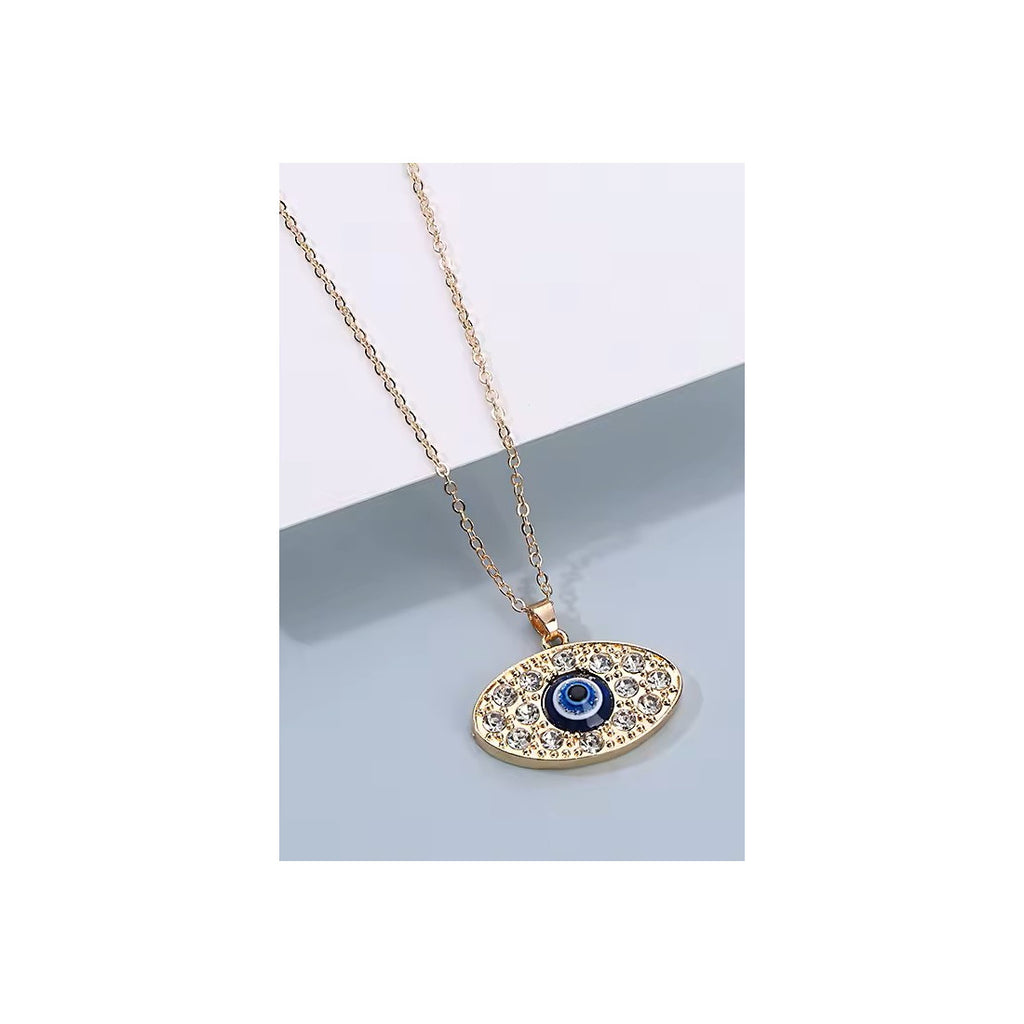Evil eye neck chain