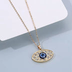 Evil eye neck chain
