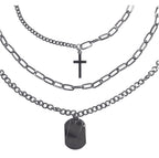Multilayer neck chain