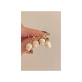 Flower ear studs for women