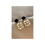 Handmade pearl Rhinestones Earrings for Women