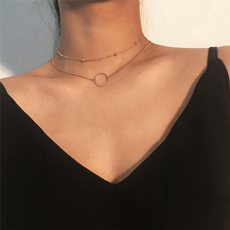 Double layer Chain Necklace