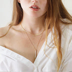 Double layer Necklace for women