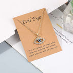 Evil eye neck chain