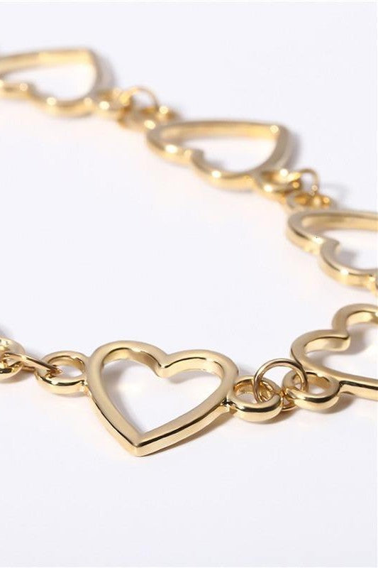 Stylish Heart neck choker