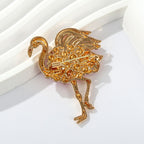 Flamingo shaped Brooch