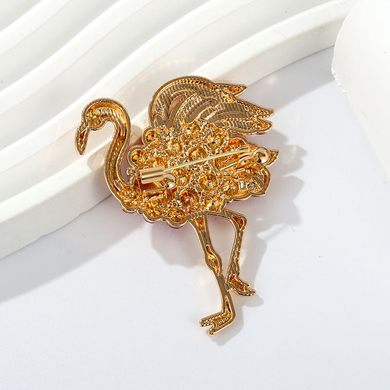 Flamingo shaped Brooch