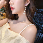 Heart shape pearl Earrings