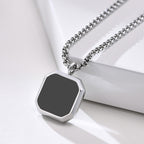 Men's Square shape Fashion Necklace