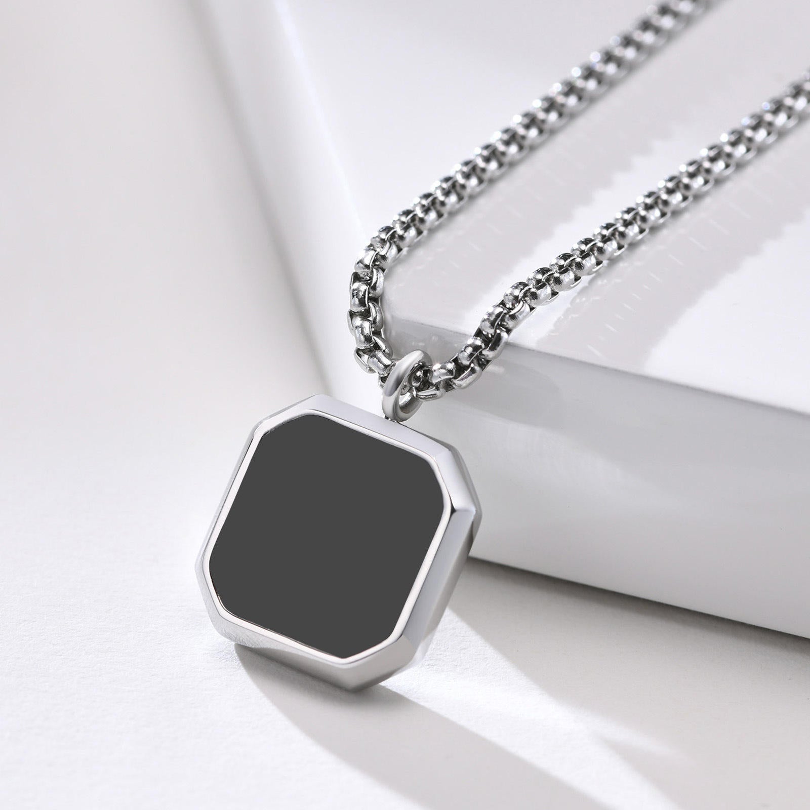 Men's Square shape Fashion Necklace