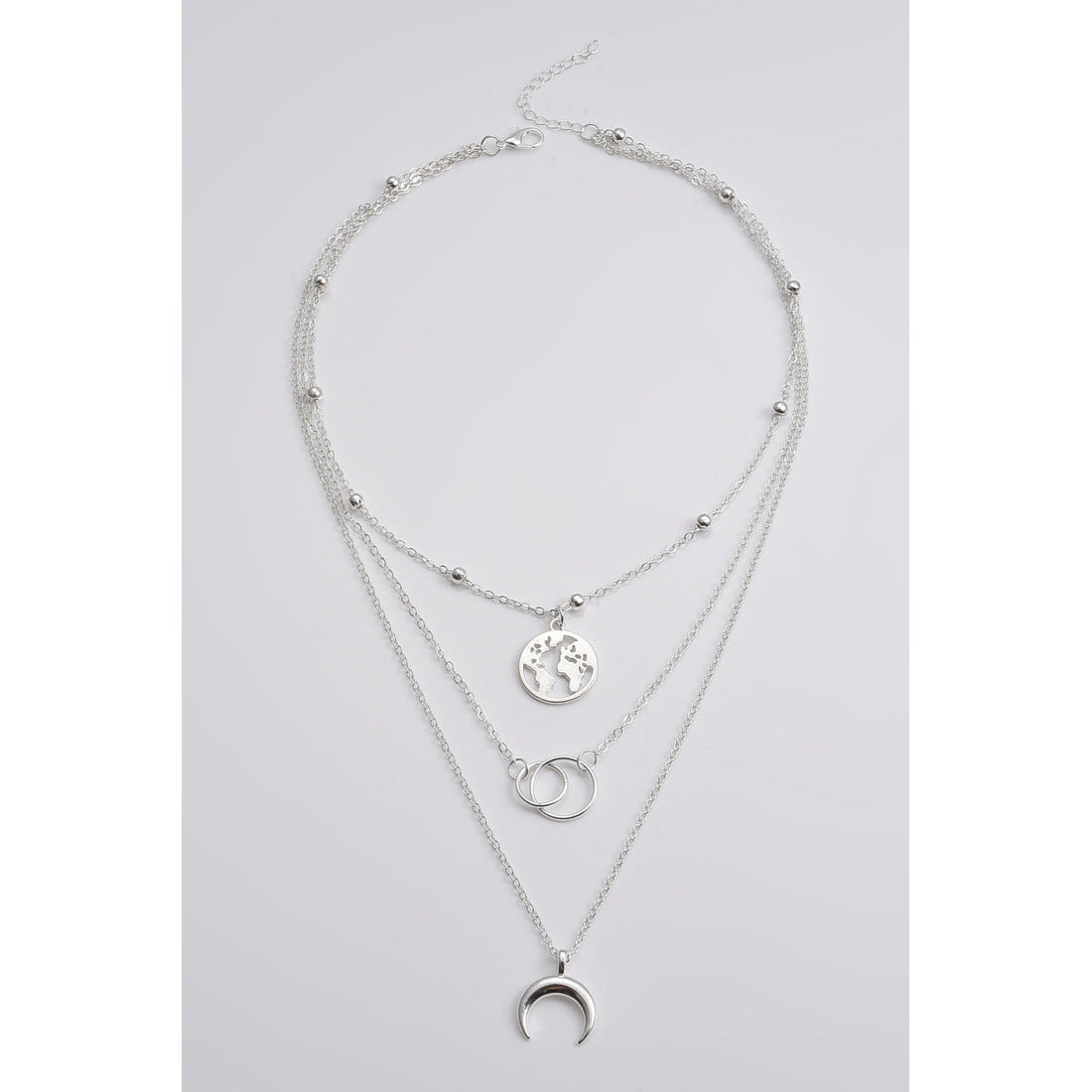 Three layer Earth Necklace for women