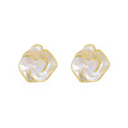 Flower shape ear studs Anti Tarnish ear studs