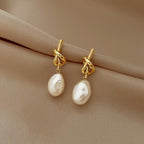 French design Pearl Earrings for women