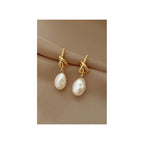 French design Pearl Earrings for women