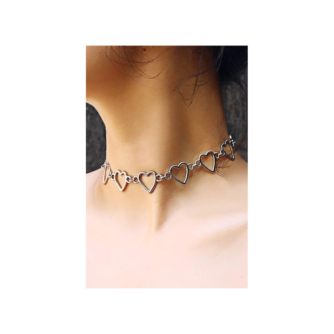 Stylish Heart neck choker