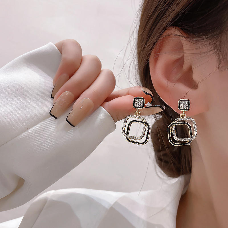 Double layer Earrings for women