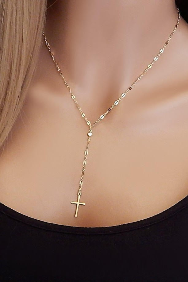 Cross Chain Necklace