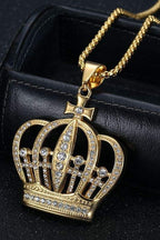 Hip hop style Crown Necklace for Men's