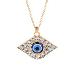 Evil eye neck pendent