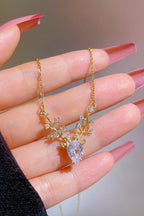 Deer pendant necklace