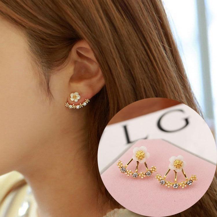 Flower shape Ear Studs for women