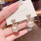 Hot selling Pearl & Heart Earrings