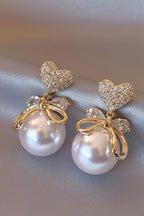 Hot selling Pearl & Heart Earrings