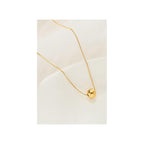Classic simple ball pendant necklaceMaterial:- Alloy coperColor :- Gold