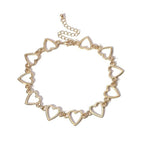 Stylish Heart neck choker