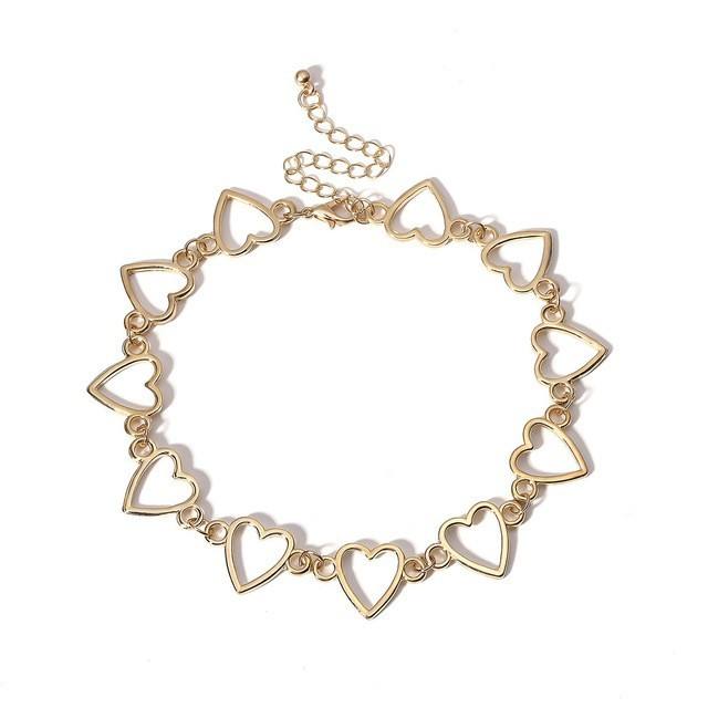 Stylish Heart neck choker