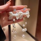 Long Pearl Earrings for Women
