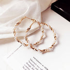 Pearl Earrings for womenMaterial:- Pearl + Alloy zincColor :- Gold